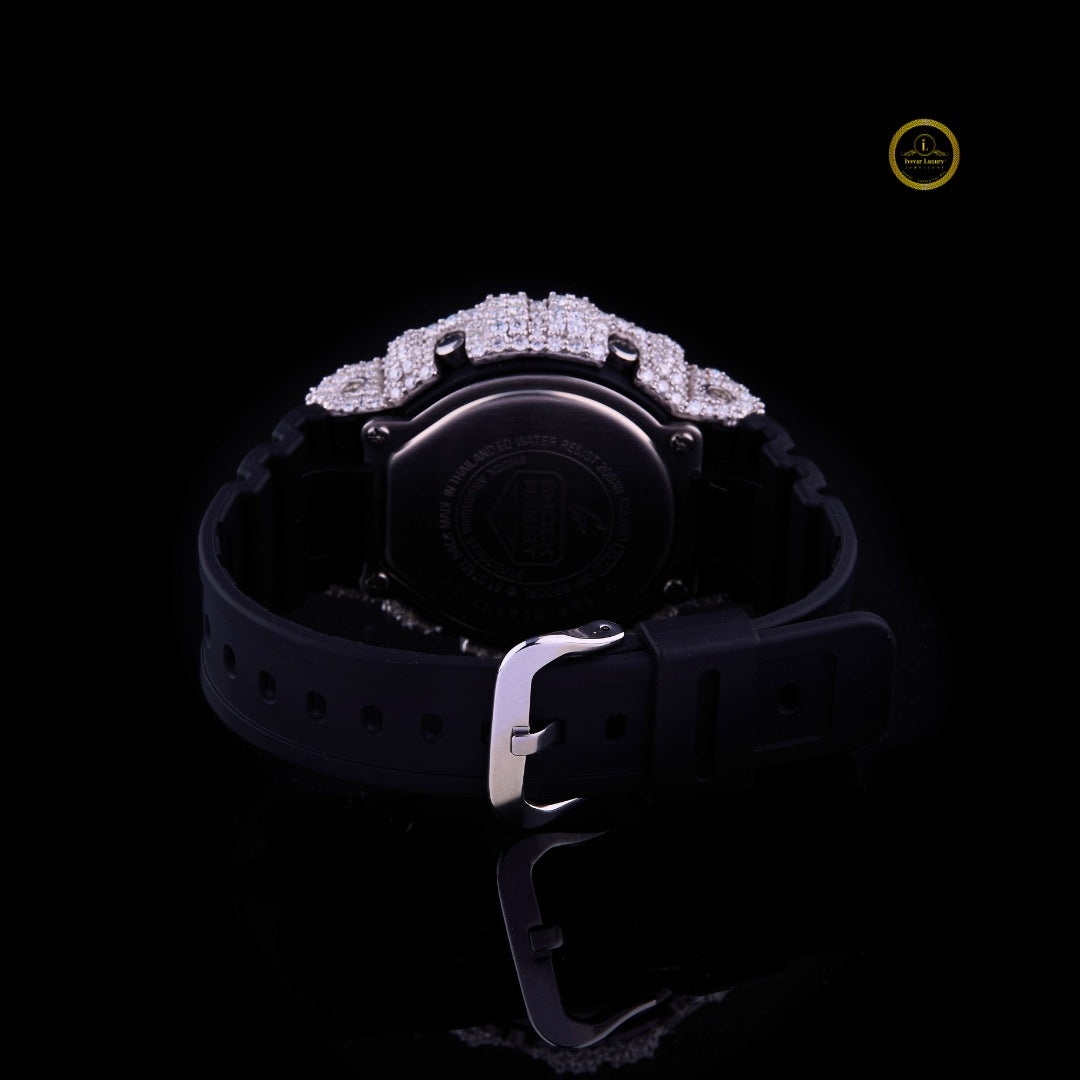 Exclusive Black Lab Grown Diamond Iced Luxury Timepiece By Ivevar - View 4