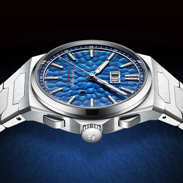 Sound Of Nature Big Date Ocean Blue Hammer Chiming Limited Edition Automatic Watch