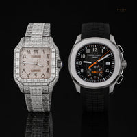 Luxury Statement Watch Collection Diamond Shine Moissanite Diamond Full Ice Out Watch And Athletic Precision