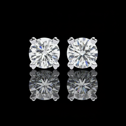2.57 TCW Chic & Modern Lab Grown Diamond Stud Earring for the Fine Forward