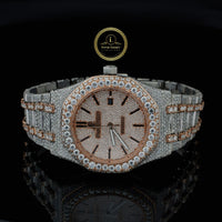 Ivevar's White Fire - D Color VVS1 Full Iced Out Diamond Watch