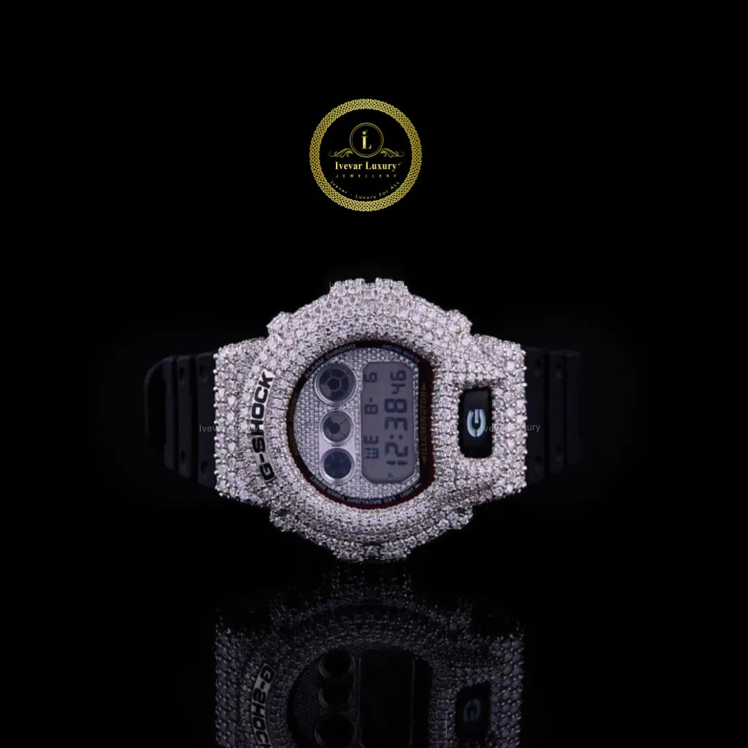 Exclusive D Color Moissanite Diamond Iced Luxury Timepiece