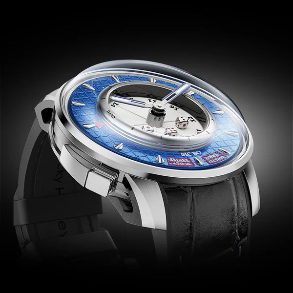 Casino Series Blue Sic Bo Automatic Watch