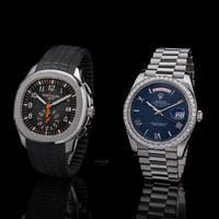 Executive Elite Collection Sport Chronograph And Moissanite Diamond Luxury Watch Set