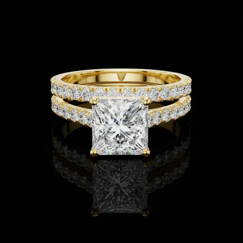 Moissanite Anniversary Ring