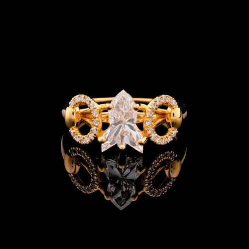 Lab Grown Antique Cut Ring
