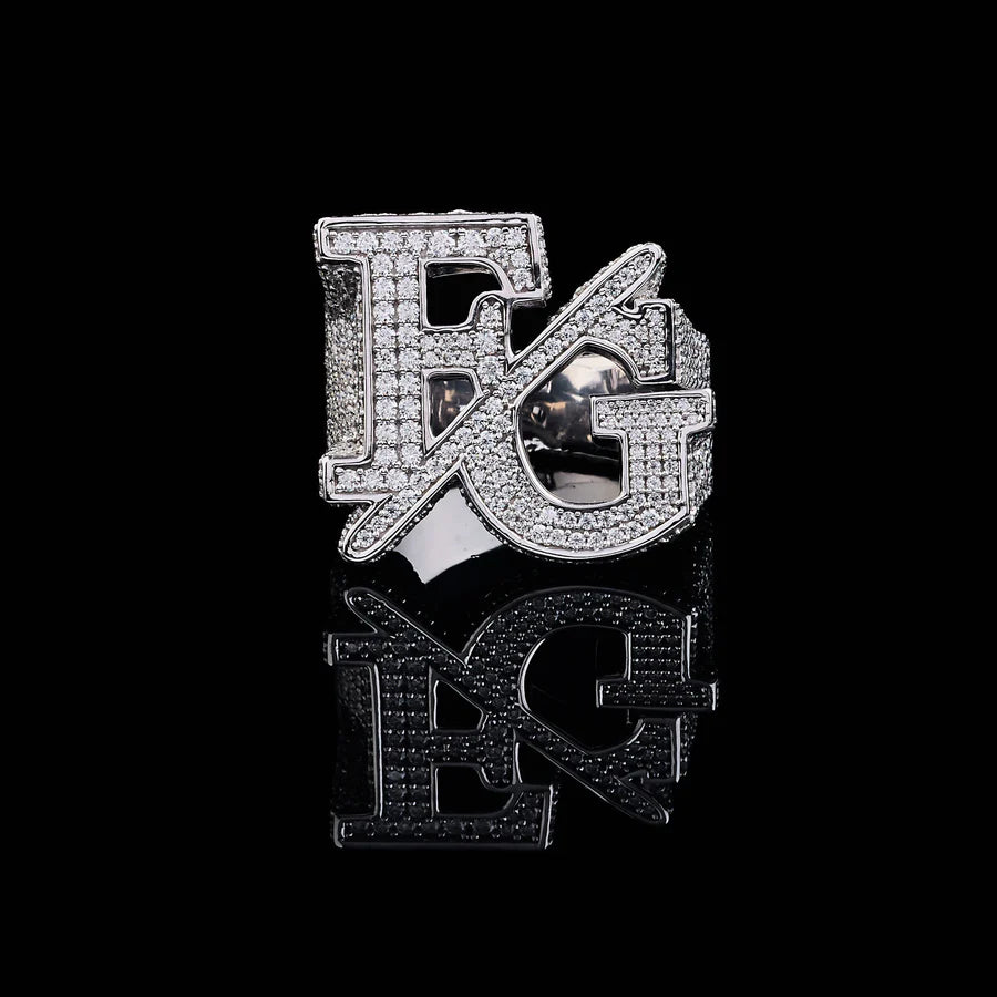 Moissanite Hiphop Ring