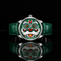 Fun Series Green Lion Dance Automatic Watch