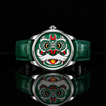 Fun Series Green Lion Dance Automatic Watch
