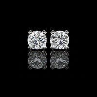 2.57 TCW Chic & Modern Moissanite Diamond Stud Earring for the Fine Forward