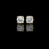 2.34 TCW Real Sparkle Moissanite Cushion Diamond Cut Earring Responsible Sourcing For Her