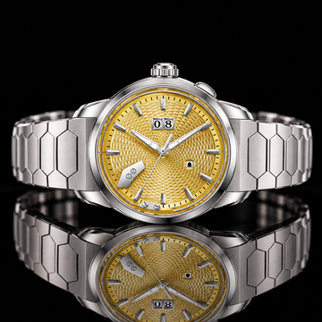 Sound Of Nature Guilloche Dial Yellow Titanium Chiming Limited Edition Automatic Watch