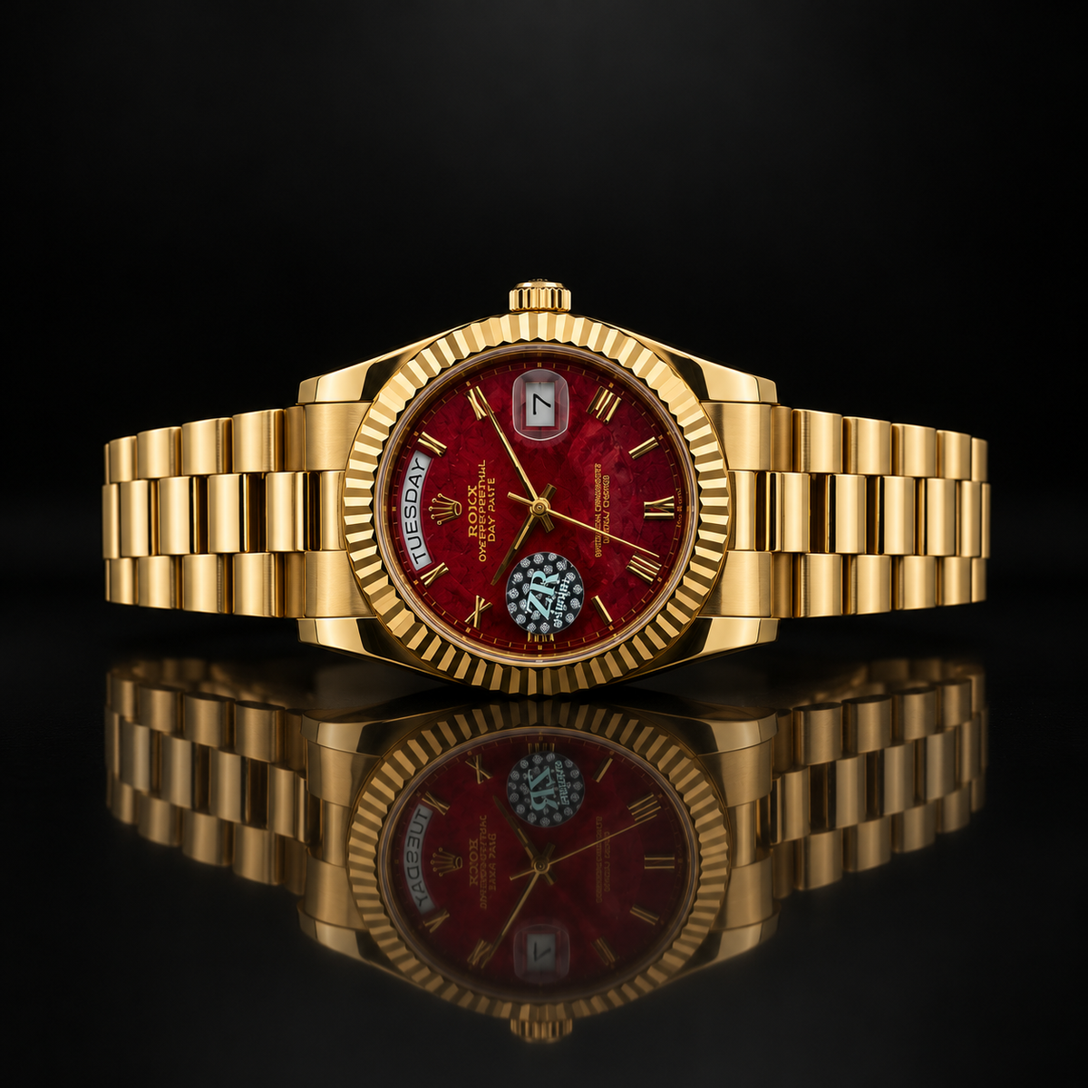 Luxury Gold & Rose Gold Day-Date Watches Elegant Color Dials & Premium Watch