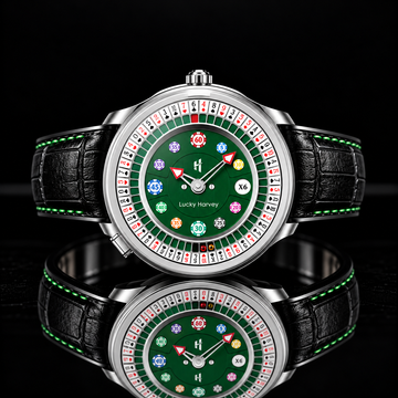 Casino Series Silver Poker Roulette Automatic Watch