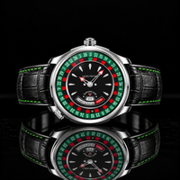 Casino Series Silver European Roulette Automatic Watch