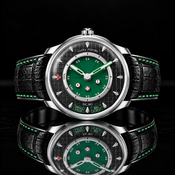 Casino Series Green Sic Bo Automatic Watch