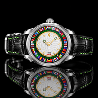Sports Series Silver World Football Limited Edition Automatic Watch