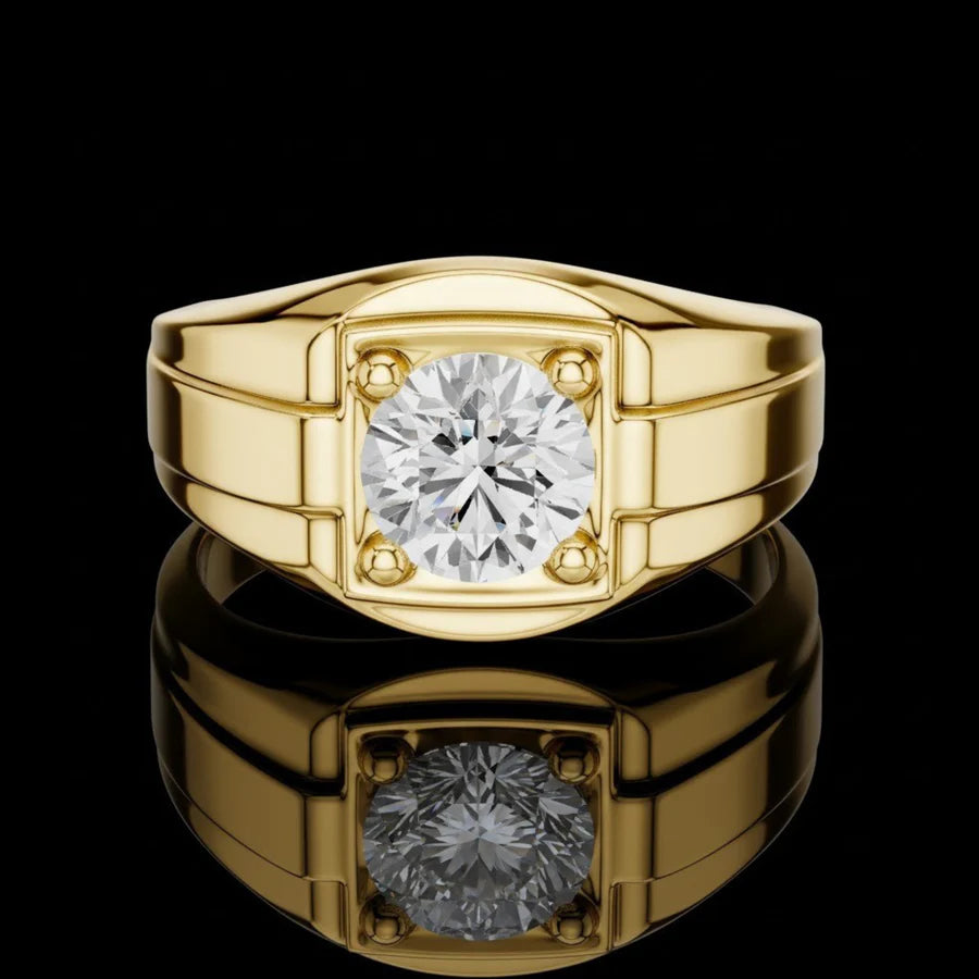 Lab Diamond Men's Fine Jewelry Ring