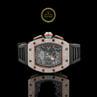 Velocity VVS Diamond Chronograph with Racing-Grade Rubber Strap
