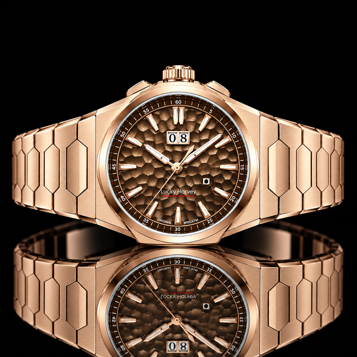 Sound Of Nature Big Date Rose Gold Hammer Chiming Limited Edition Automatic Watch