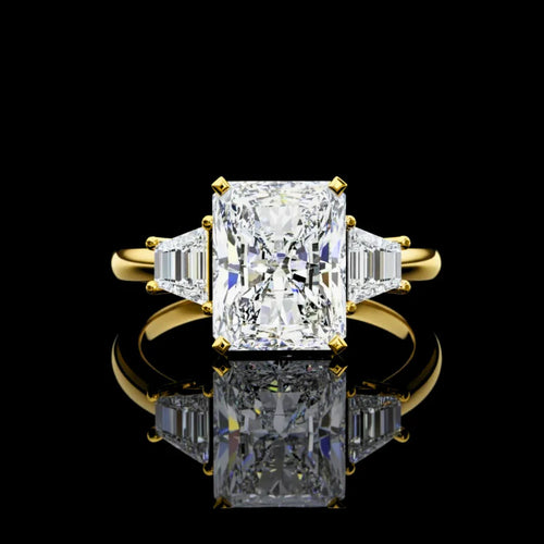 Lab Grown Three Stone Ring