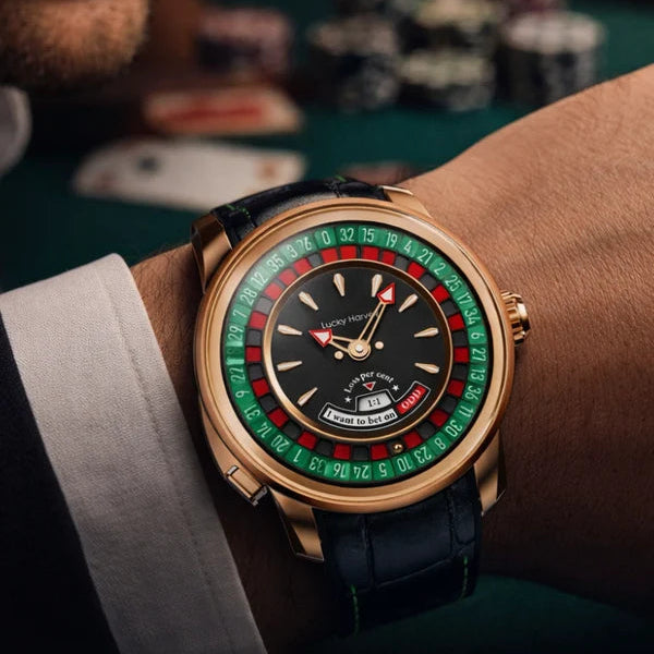 Casino Series Rose Gold European Roulette Automatic Watch