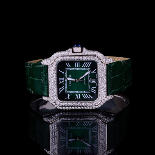 Moissanite Diamond Luxury Watch Collection Timeless Cartier Elegance