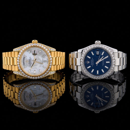 Moissanite Diamond Heritage Collection Luxury Diamond Watch Set