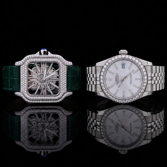 Diamond Prestige Timepiece Collection Luxury Inspired Watch Duo