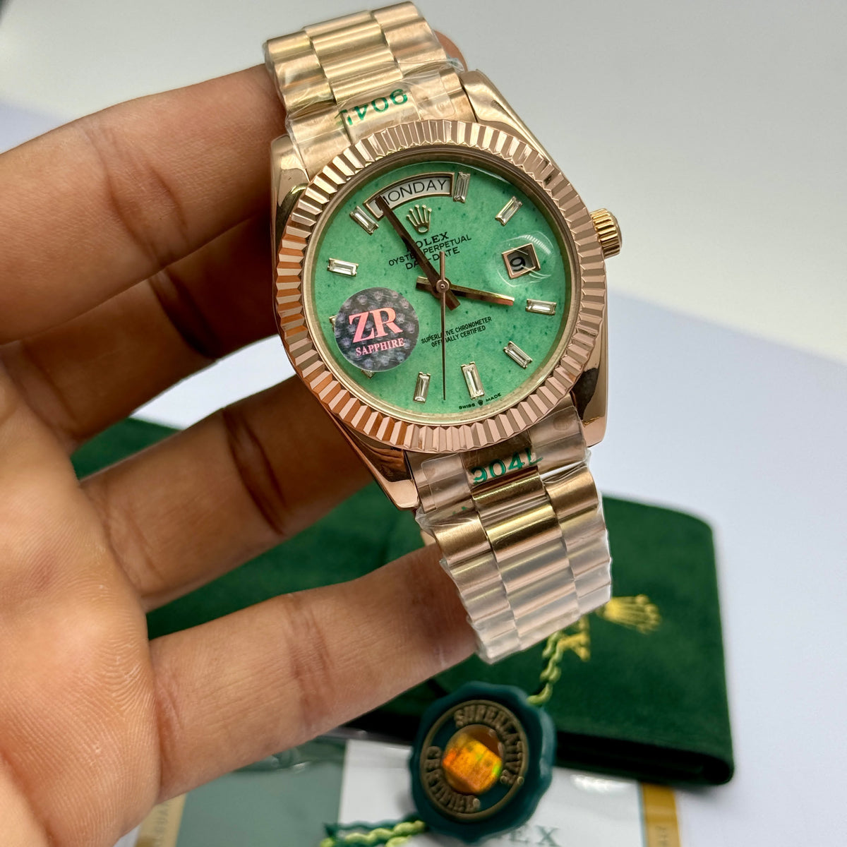 Luxury Gold & Rose Gold Day-Date Watches Elegant Color Dials & Premium Watch
