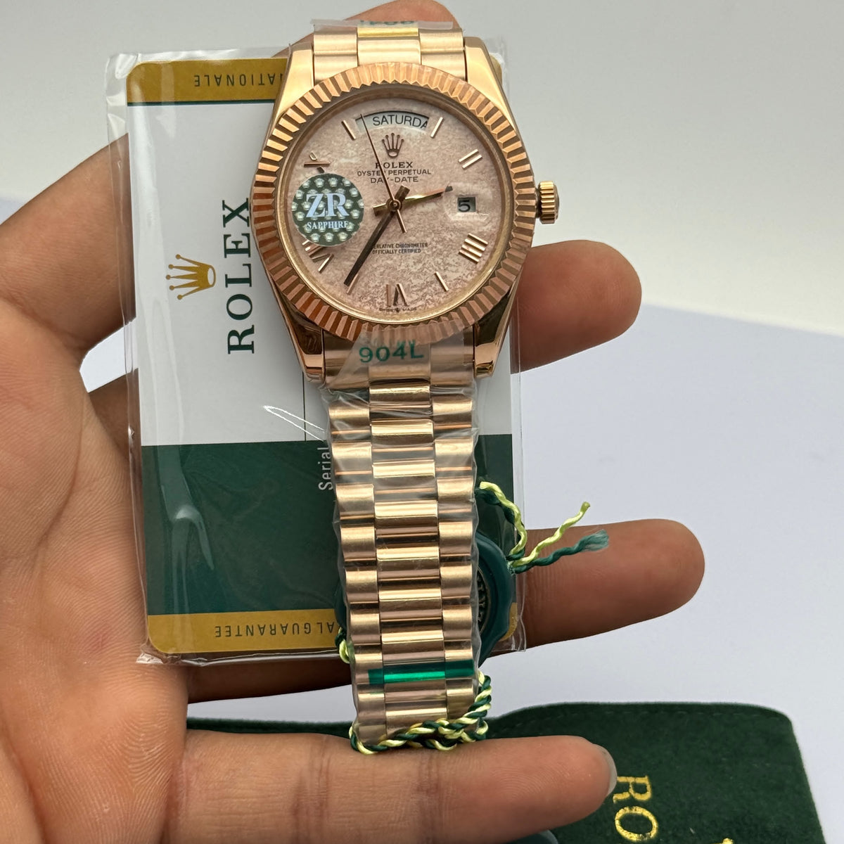 Luxury Gold & Rose Gold Day-Date Watches Elegant Color Dials & Premium Watch
