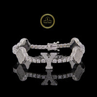 Sparkling Heart Moissanite Diamond Tennis Bracelet for Everyday Wear