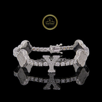 Sparkling Heart Lab Grown Diamond Tennis Bracelet for Everyday Wear