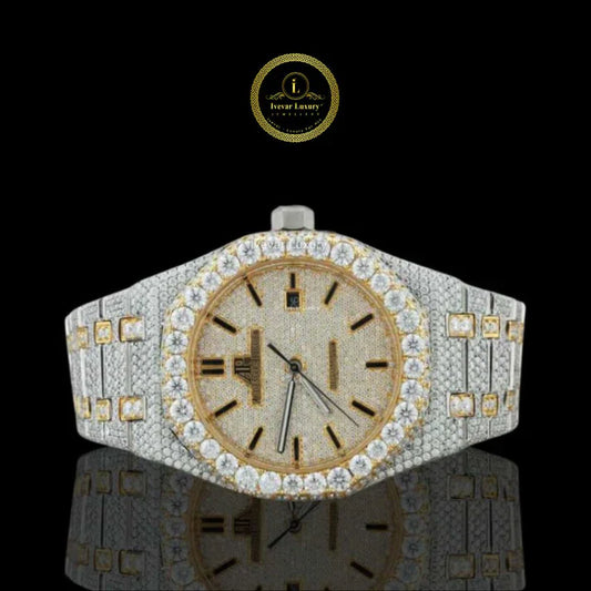 Gold And Silver Luxury Wristwatch Collection – Sparkling Diamond Bezel Design By Ivevar