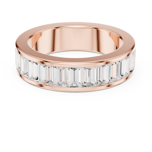Baguette Cut Lab Grown Diamond Channel Set Wedding Band Ring