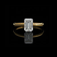 1.20 TCW Designer Moissanite Emerald Cut Mesmerizing Design For Every Occasions