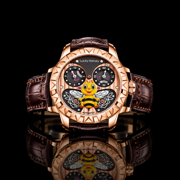 Fun Series Rose Gold Honey Bee Automatic Watch