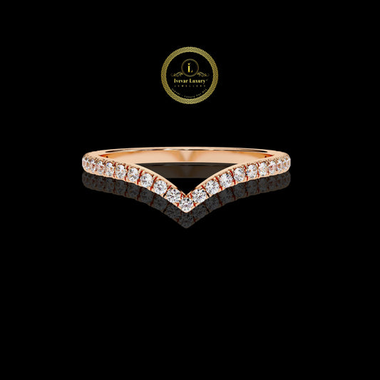 Brilliant Round Lab Grown Diamond Elegant Wedding Stacking Band