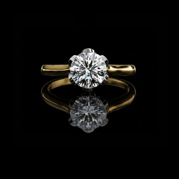 1.40 CT luxury round brilliant solitaire Lab Grown diamond ring Timeless elegance by ivevar luxury