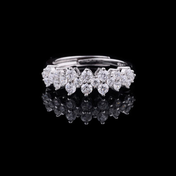 0.80 TCW Expertly Crafted Moissanite Round Diamond Ring Jewelry For Women's Special Gift