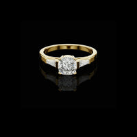 Lab Grown Cushion Cut Three Stone Engagement Ring For Her