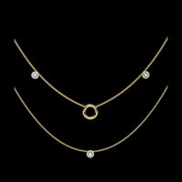 0.30 CT Exquisite Round Cut Moissanite Diamond Necklace with Eternal Radiance