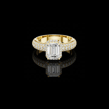 1.00 CT Desire Lab Grown Emerald Cut Ring For Every Occasion