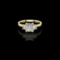 1.00 CT Bold Beauty Lab Grown Radiant Cut Diamond Ring For Romantic Day