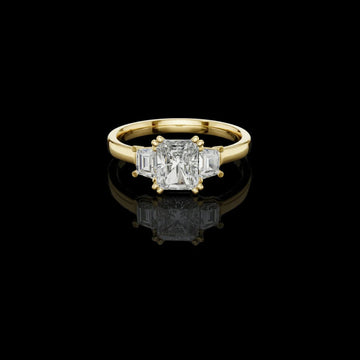 1.00 CT Bold Beauty Lab Grown Radiant Cut Diamond Ring For Romantic Day