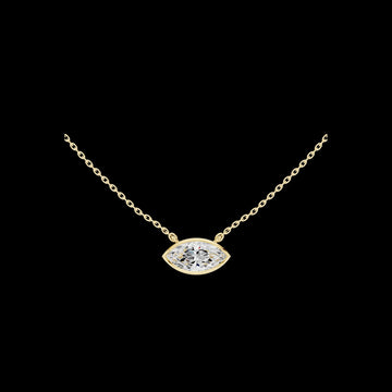 2.50 TCW Beautiful Lab Grown Marquise Cut Evil Eye Diamond Pendant For Lovely Girl
