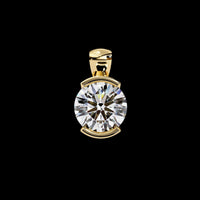 2.22 TCW Elegant & Timeless Bright Round Cut Lab Grown Diamond Pendant for Her