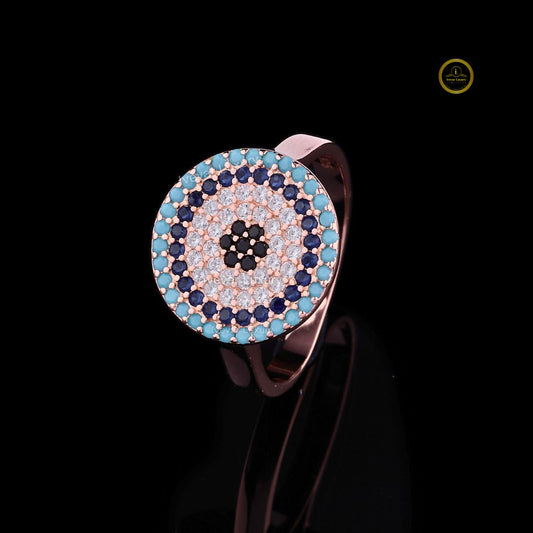 Evil Eye Lab Grown Diamond Statement Ring