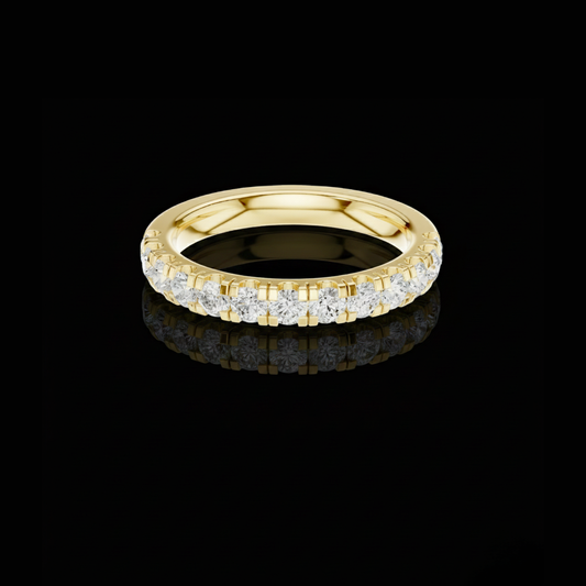 Stackable Round Lab Grown Diamond Wedding Band