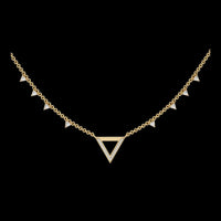 0.34 TCW Sparkling Round Cut Lab Grown Diamond Necklace Affordable Luxury